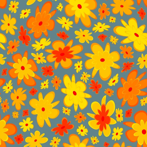 Trendy Fabric Pattern Miniature Flowers Summer Print Fashion Design Motifs — 스톡 사진