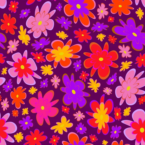 Trendy Fabric Pattern Miniature Flowers Summer Print Fashion Design Motifs — Stock Photo, Image