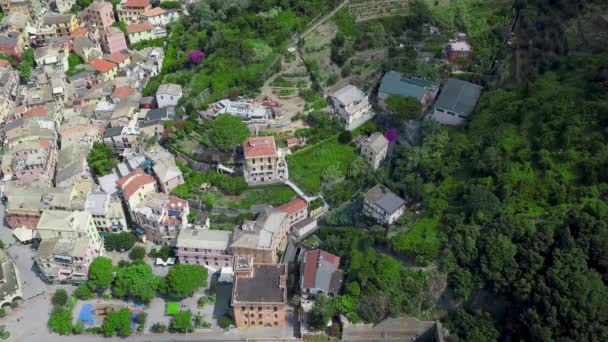 Veduta Panoramica Monterosso Mare Una Delle Cinque Terre Spezia Italia — Video Stock