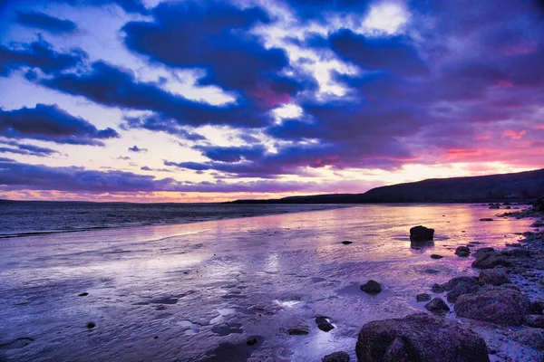 Захід Сонця Новій Шотландії Ліцензійні Стокові Зображення