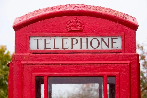 Old English Telephone Box — Stock Photo, Image