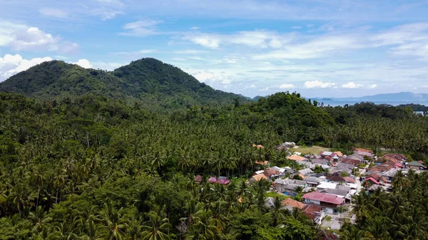 Pemandangan Udara Laut Yang Menakjubkan Latar Belakang Alam Warna Air — Stok Foto