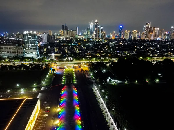 Aerial Drone View Indonesia Parliament Complex Which Also Known Dpr —  Fotos de Stock