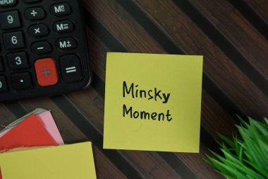 Minsky Anı, Tahta Masa 'da izole edilmiş yapışkan notlar üzerine yaz.