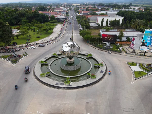 Aerial View Monument Almost Similar Universal Studio Different Creativity Noise — Stock Photo, Image