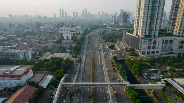 Parklands Bakan Jakarta Nın Panoramik Fotoğrafının Havadan Görüntüsü Muhteşem Bir — Stok fotoğraf