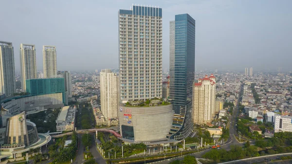 Veduta Aerea Taman Anggrek Più Grande Centro Commerciale Appartamento Jakarta — Foto Stock