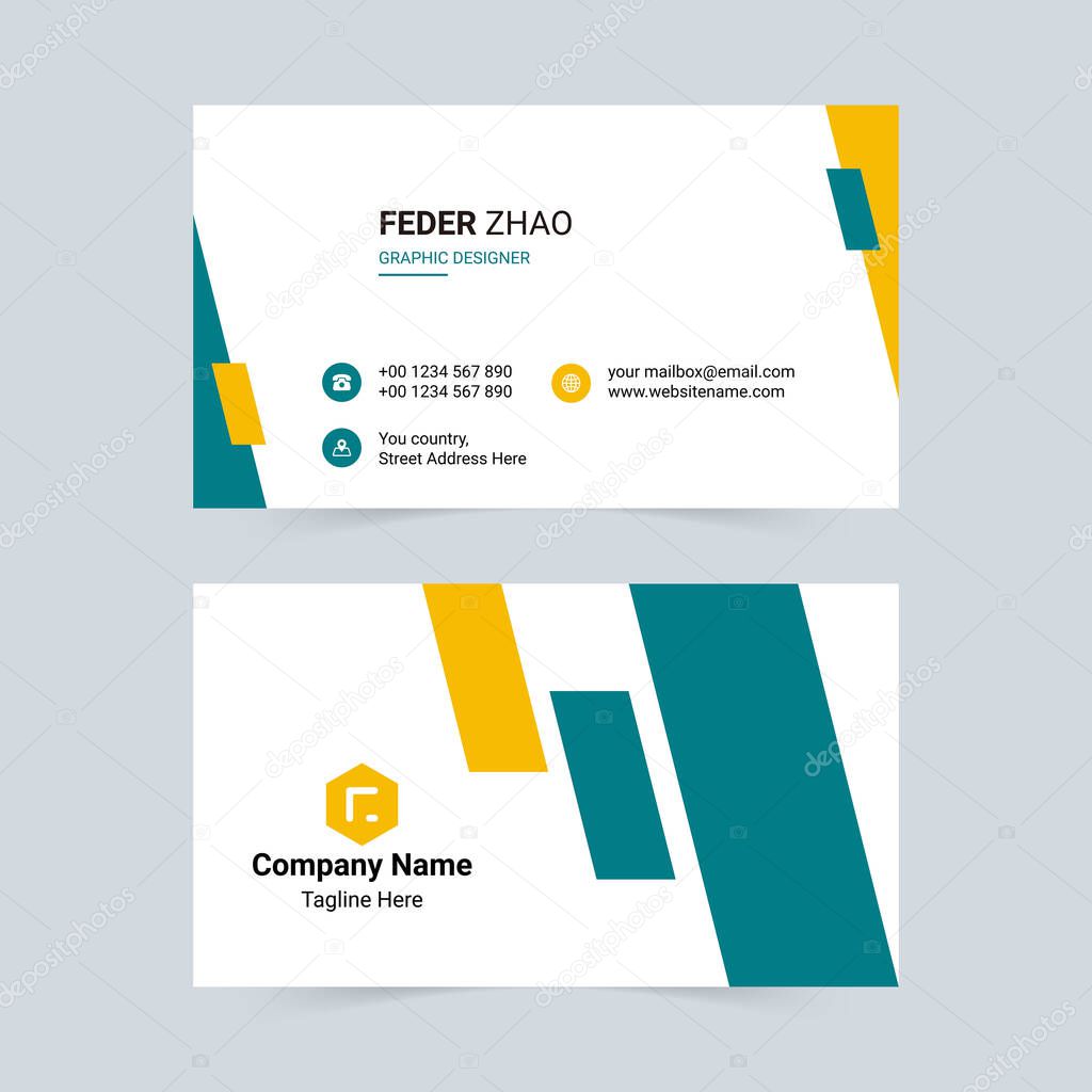 Creative European and American style business card