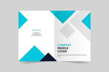 Ticari minimalist broşür kapağı
