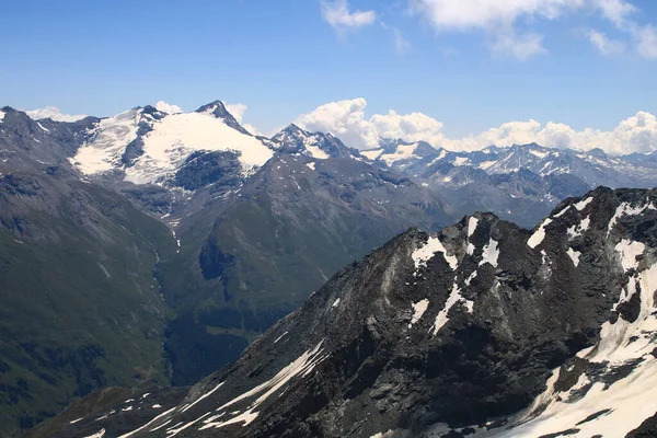 Savoy Yüksek Irtifada Karlı Bir Zirve Buzullu Alpler Deki Dağ — Stok fotoğraf