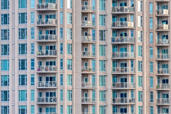 Backdrop pattern. Facade of residential apartment building — Stock Photo, Image