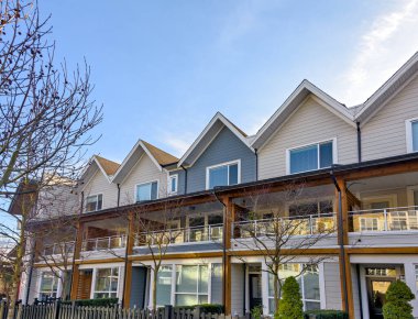 Mükemmel bir muhit. Britanya Kolumbiyası, Kanada 'da kış günü güzel yerleşim yerleri..