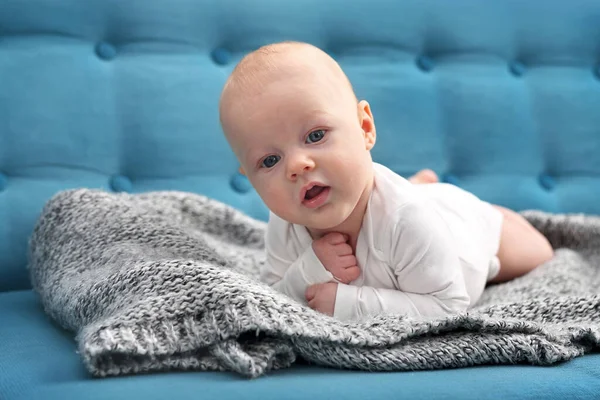 Neugeborenes Kleines Süßes Baby Porträt Eines Kindes — Stockfoto