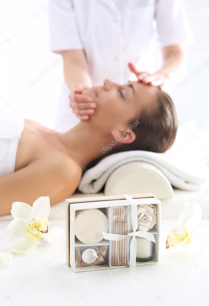 Spa - woman at massage