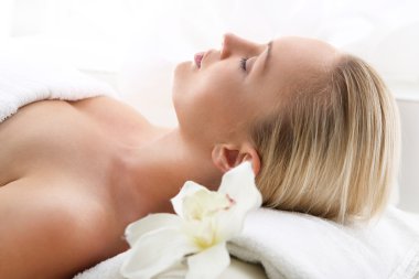 Spa, kaplıca - dinlenme, rahatlama, sağlık, spa alanında rahatlayın