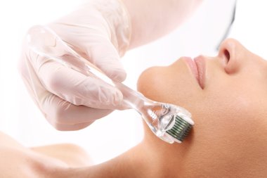 Silindir, microneedle Mezoterapi tedavi gençleştirici,