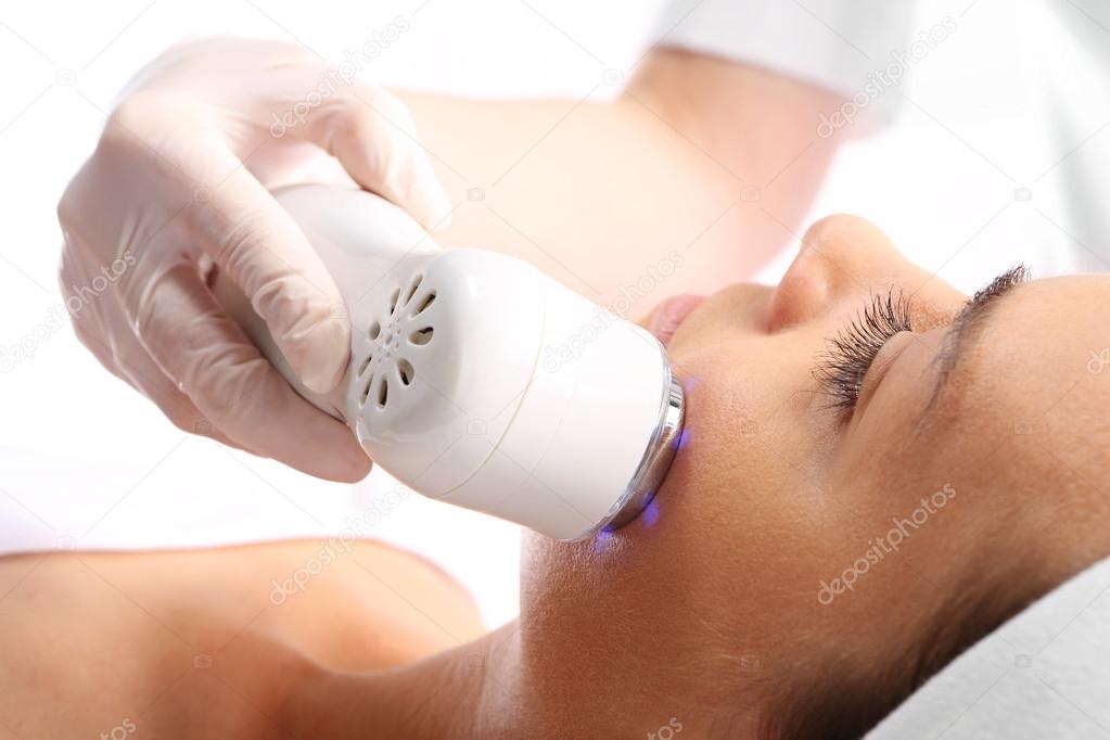 Ultrasound, Woman at the beautician