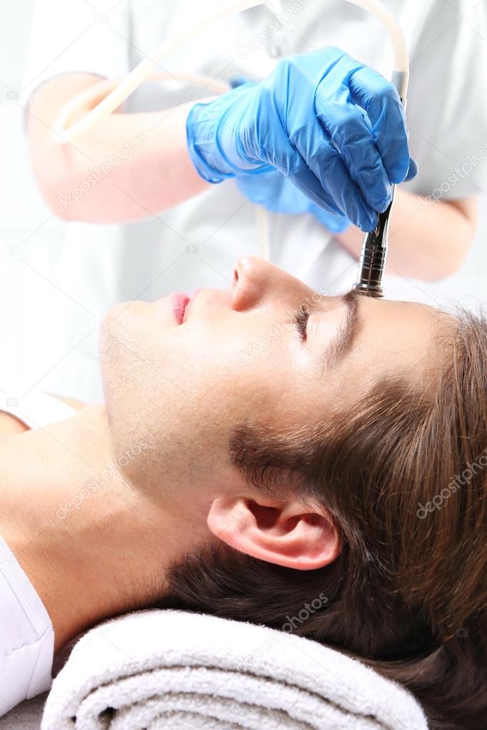 Beauty salon, microdermabrasion