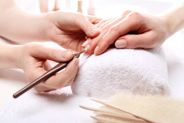 Beauty salon, manicure — Stock Photo, Image