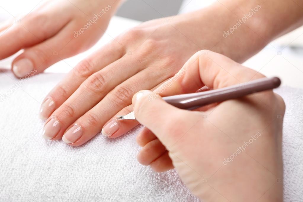 Manicurist, nail care