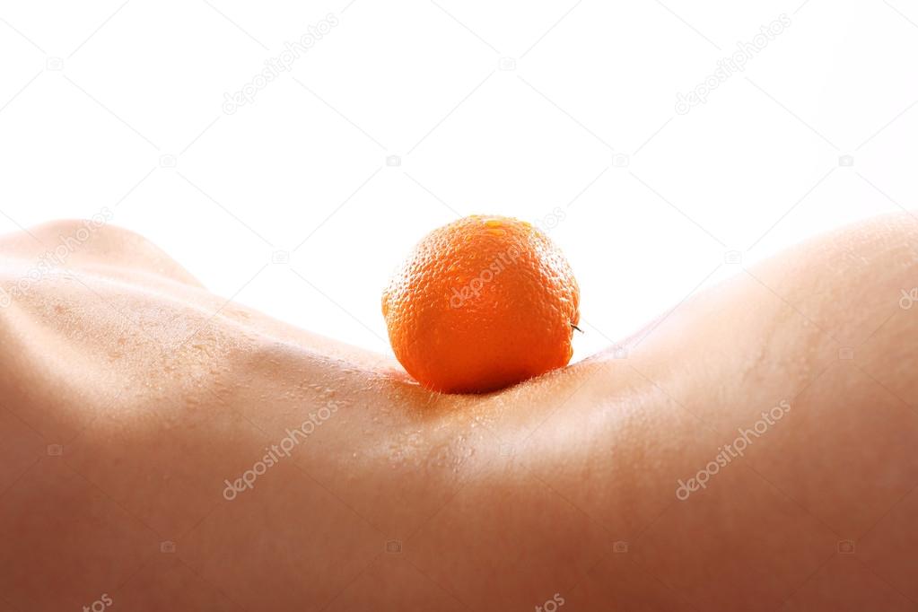 Orange peel, a woman's body
