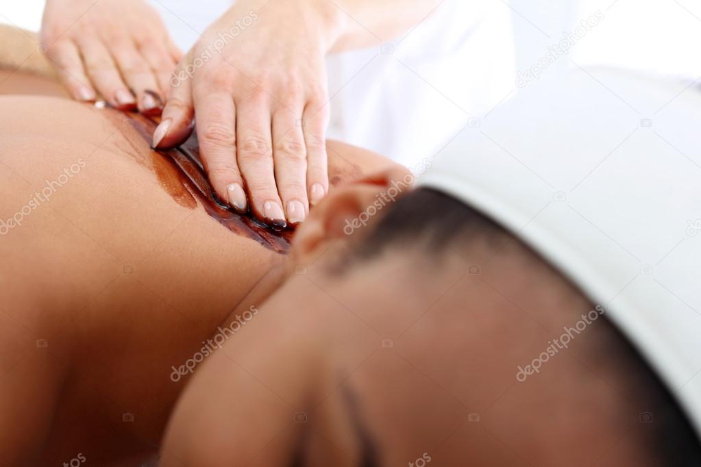 Body massage, chocolate massage