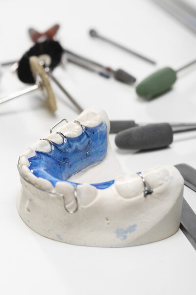 Colored dental braces