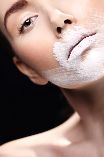 White makeup — Stock Photo, Image