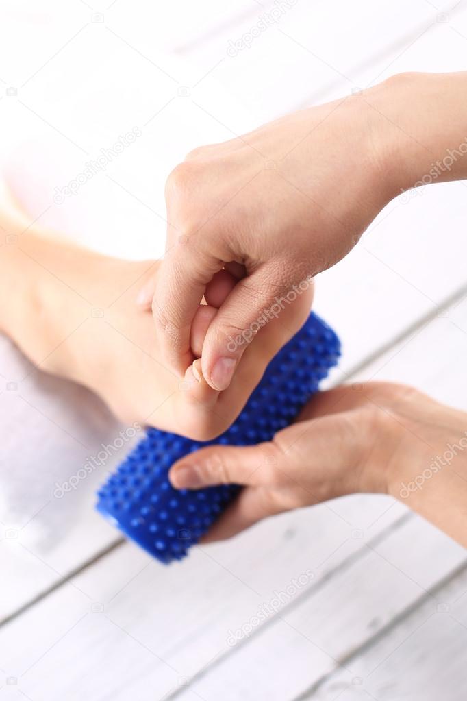 Rehabilitation foot massage