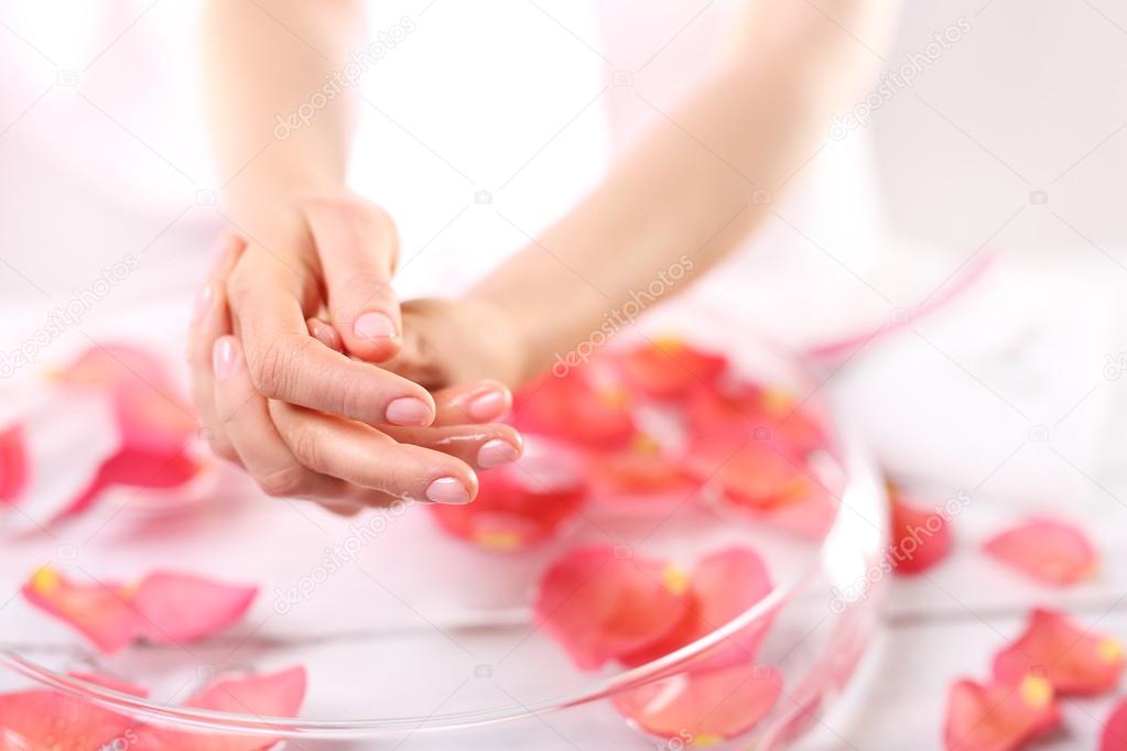 Manicure, hands ready for summer