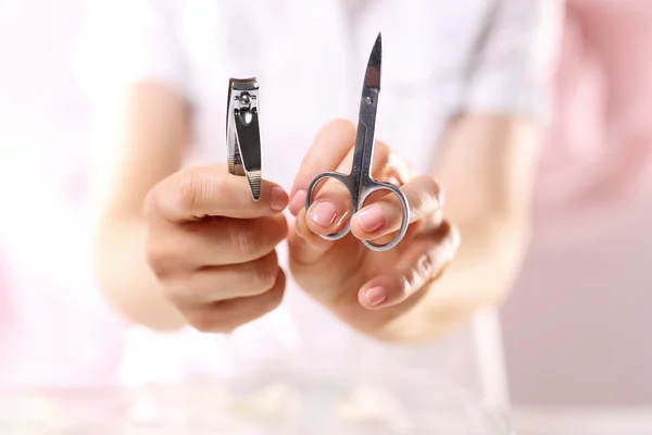 Manicure tools — Stock Image Manicure tools Royalty Free Stock Photos