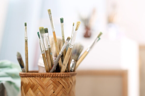 Brushes, accessories for artists