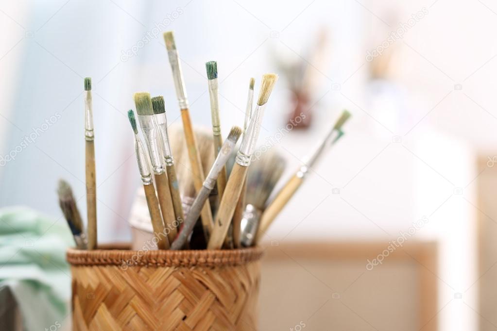 Brushes, accessories for artists