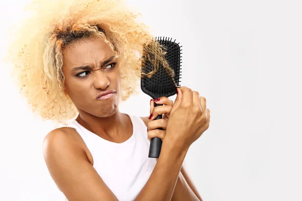 So pflegen Sie Ihr Haar? — Stockfoto