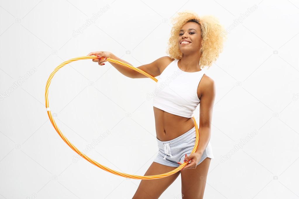 Hula hoop, a way to slim waist