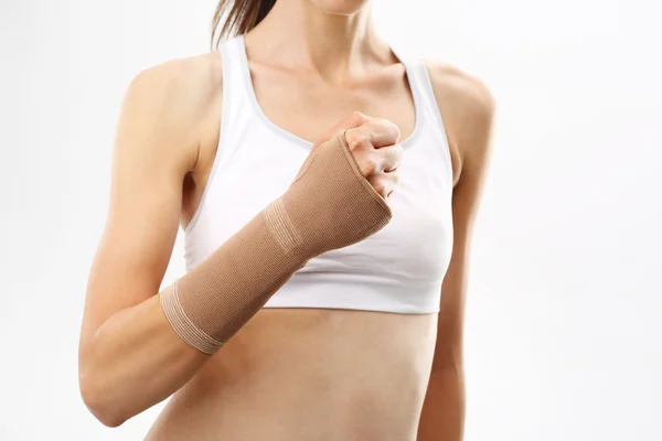 Wrist, hand joint sprain — 图库照片