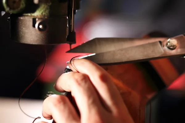 Máquina de coser zapatos — Foto de Stock