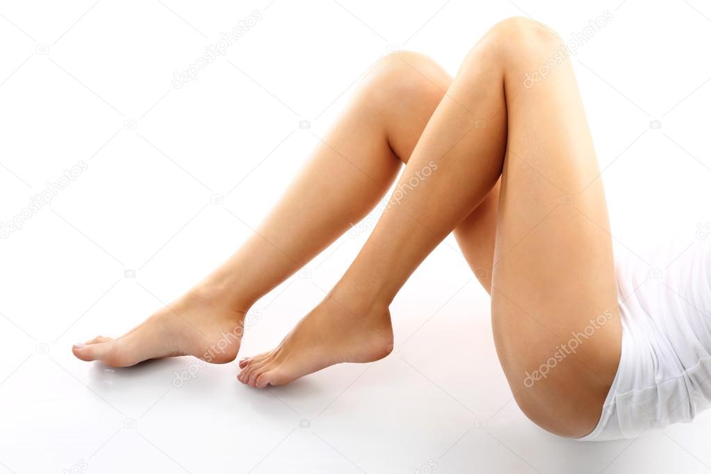 Woman's legs, beautiful smooth skin