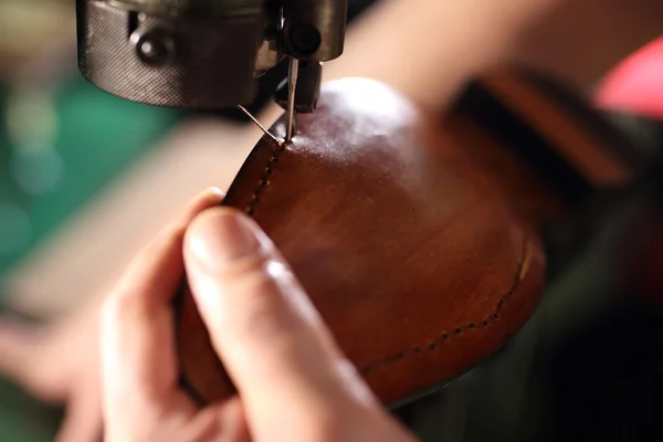 Máquina de coser zapatos — Foto de Stock