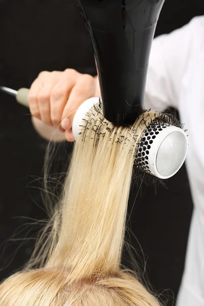 Rambut penata rambut kering — Stok Foto