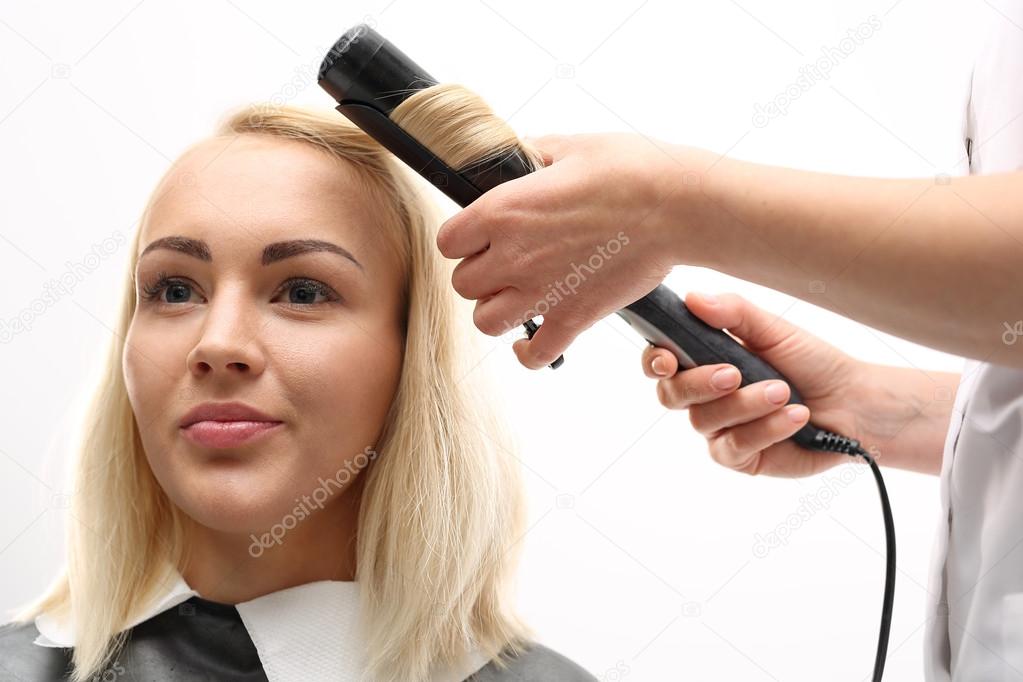 The woman at the hairdresser