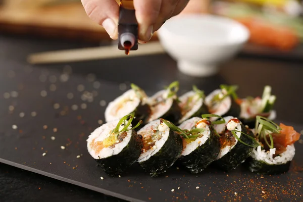 Menu sushi — Zdjęcie stockowe