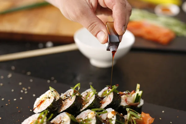 Ristorante giapponese, sushi — Foto Stock