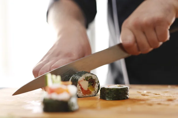 Sushi mestre — Fotografia de Stock