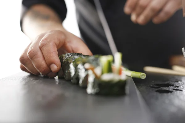 Maestro del sushi — Foto de Stock