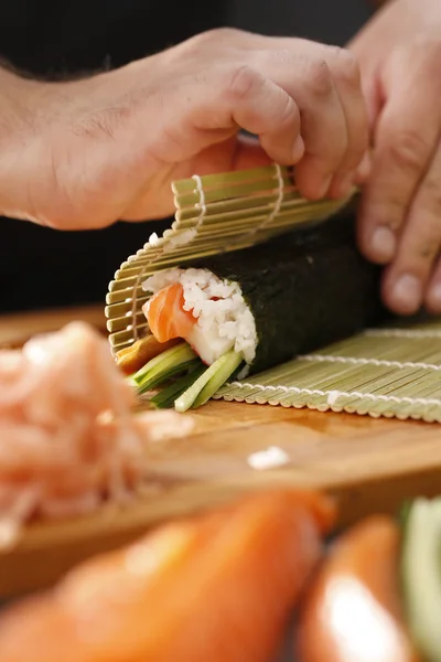 Rotolo di sushi — Foto Stock