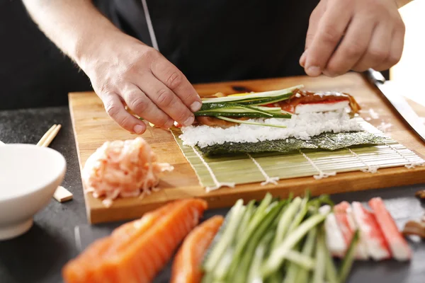 Corso di preparazione del sushi — Foto Stock
