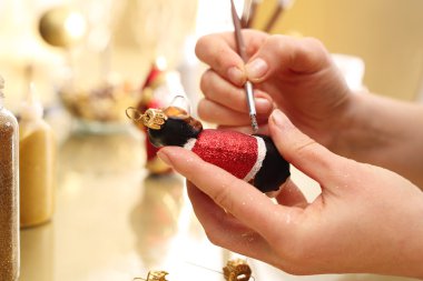 Dekorasyon el yapımı Noel süsler