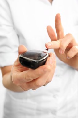 Şeker Ölçüm. Kandaki şeker seviyesi ölçümü