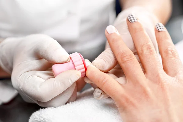 Manicure wzory na paznokcie — Zdjęcie stockowe